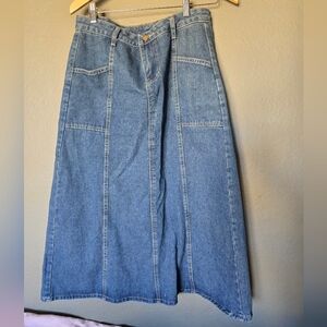 Women's Blue Denim Skirt